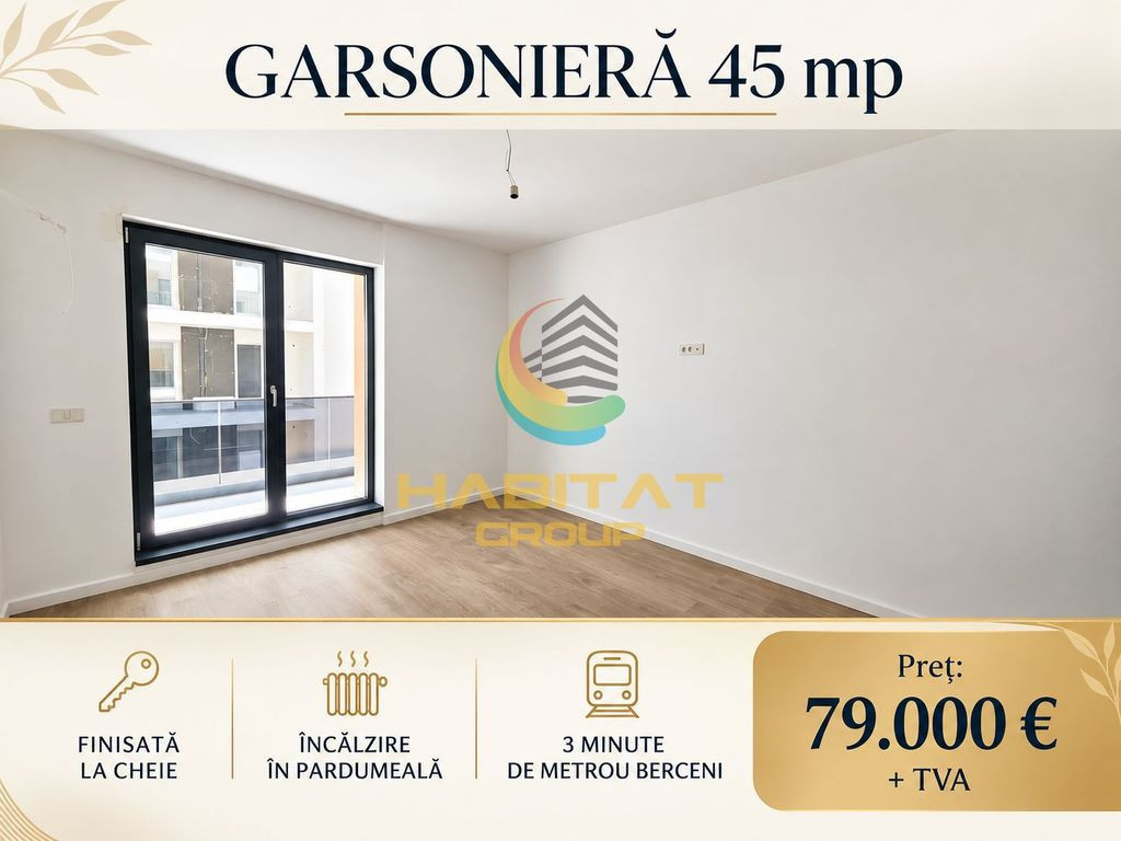 Vânzare Garsoniera 45 mp - Berceni - Popești Lordeni | Metrou Berceni
