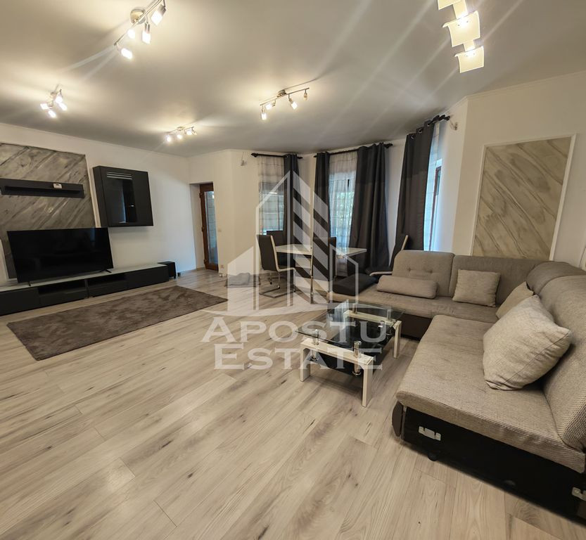 Duplex de vanzare cu 5 camere si 3 bai, mobilat si utilat, Dumbravita