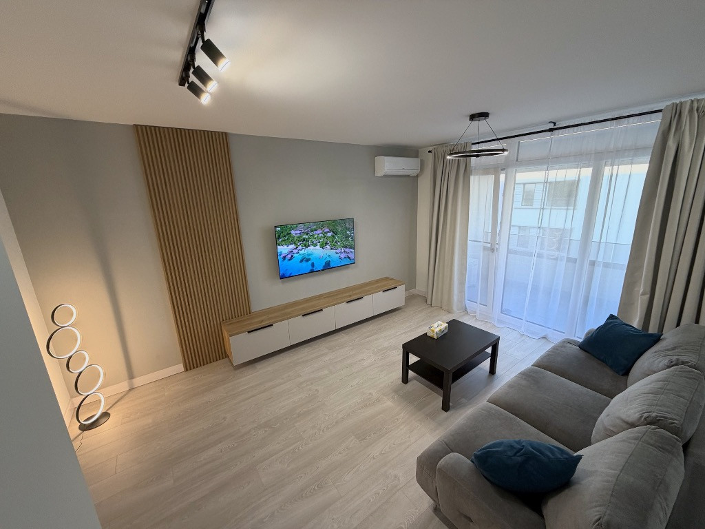 Închiriez Apartament2camere NOU,Akcent City metrou Jiului 5min.parcare