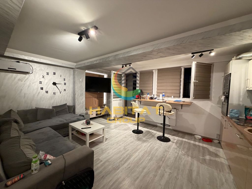 3 Camere Open Space 71.4 mp totali mobilat utilat parcare cartierul Florilor