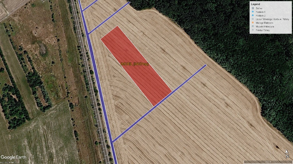 Teren Intravilan zona industrială la Noua Centura
