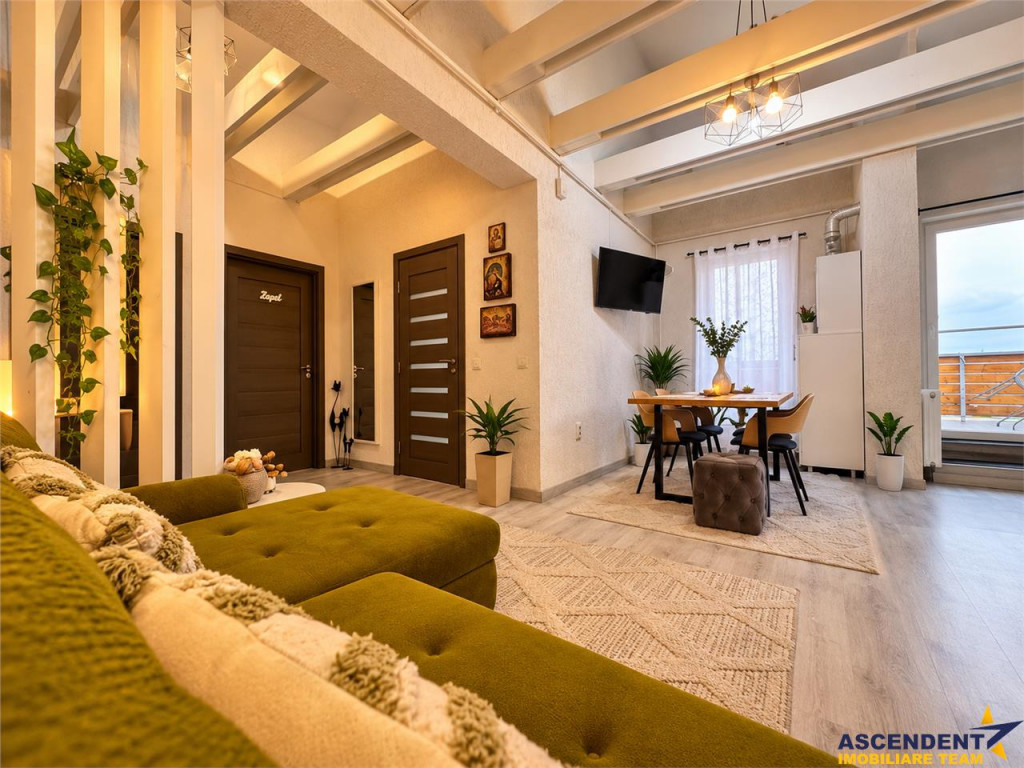 Penthouse elegant, cu terasa panoramica, privata, 146mp, Uni