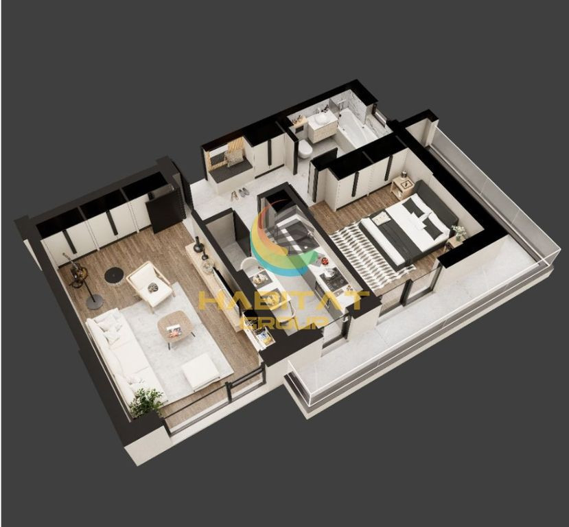 Apartament 2 camere / 58 mp / Berceni