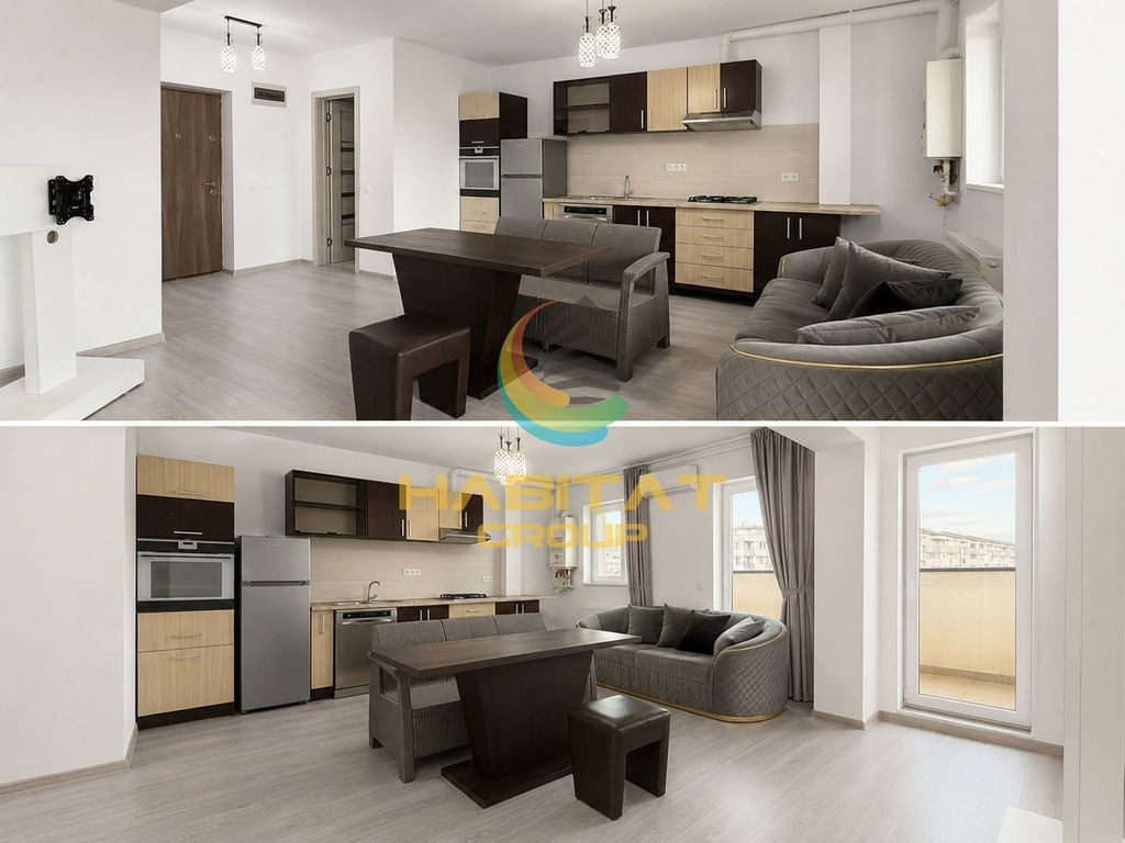 Parcul teilor 2 camere 67,75 mp totali parcare inclusa mobilat/utilat