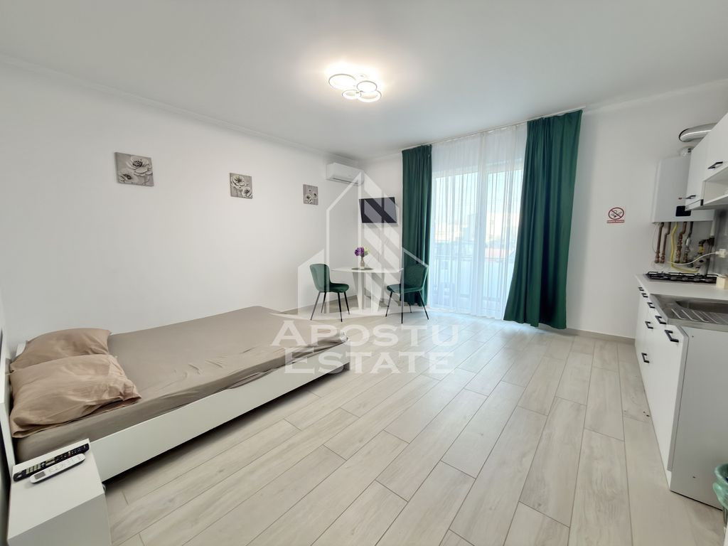 Apartament cu 1 camera de vanzare, mobilat si utilat, Giroc