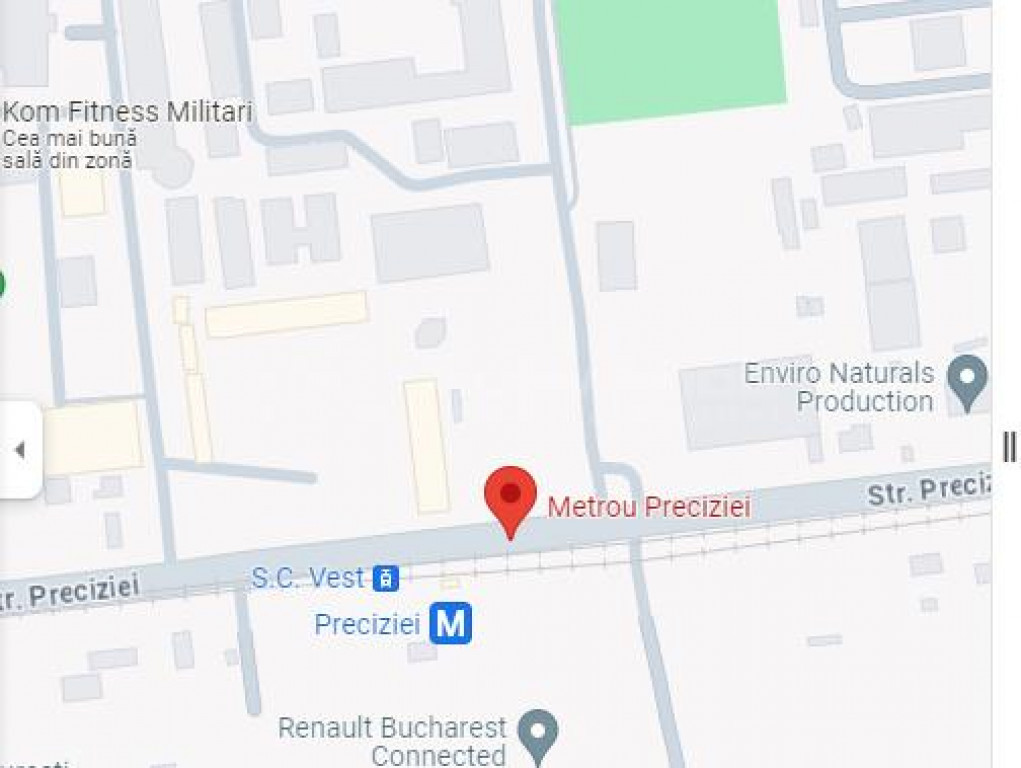 Teren Militari- Preciziei Metrou