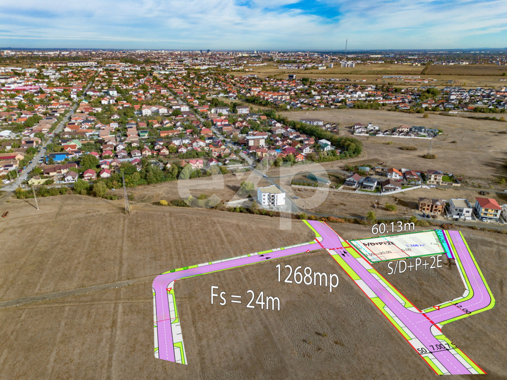 Teren Ideal pentru dezvoltare rezidențială | 1.268 mp | 0%