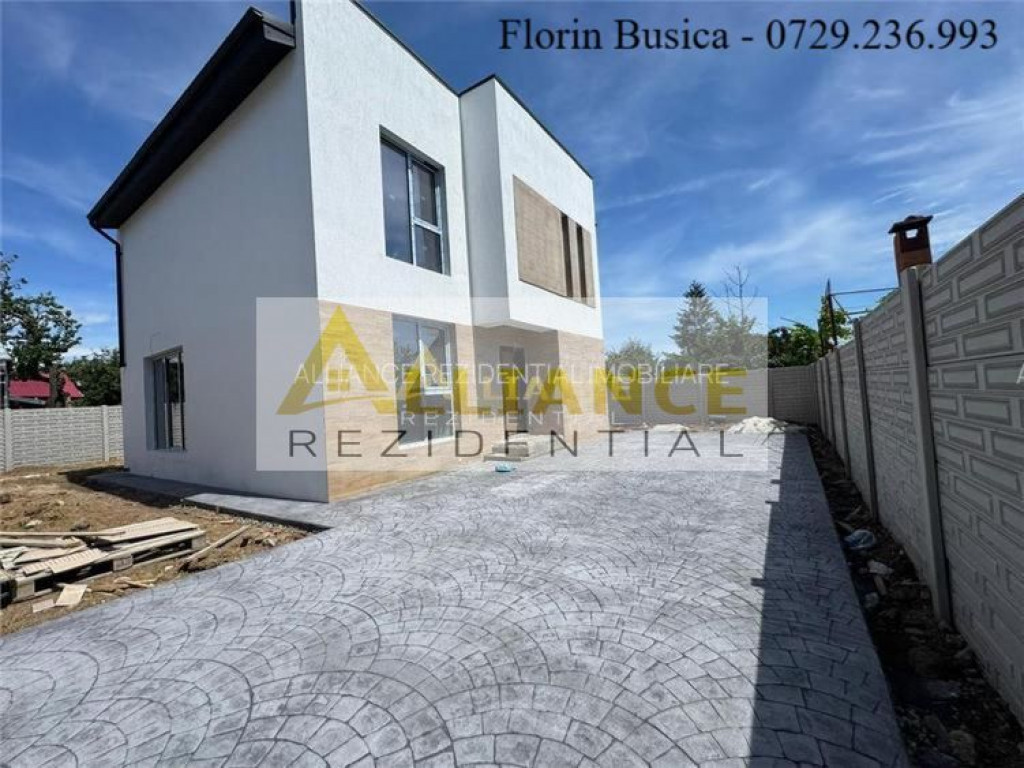 Casa individuala P+1E ~ 5 camere 3 bai ~ teren 227mp ~ Popesti Leordeni