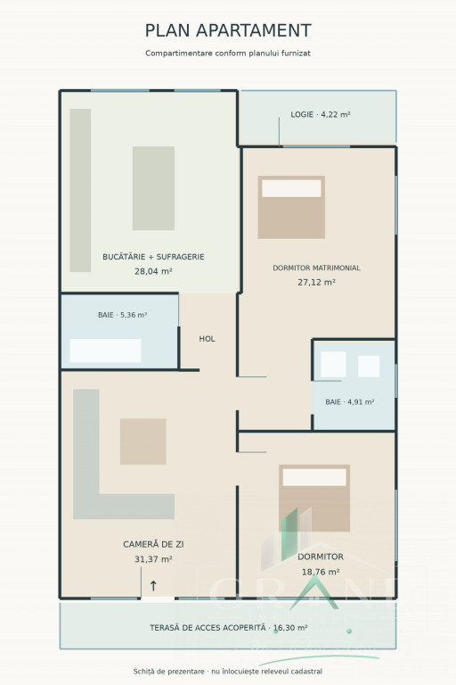 SPAȚIU COMERCIAL 120mp | 4 ÎNCĂPERI | 3 BAI | TERASĂ 20m