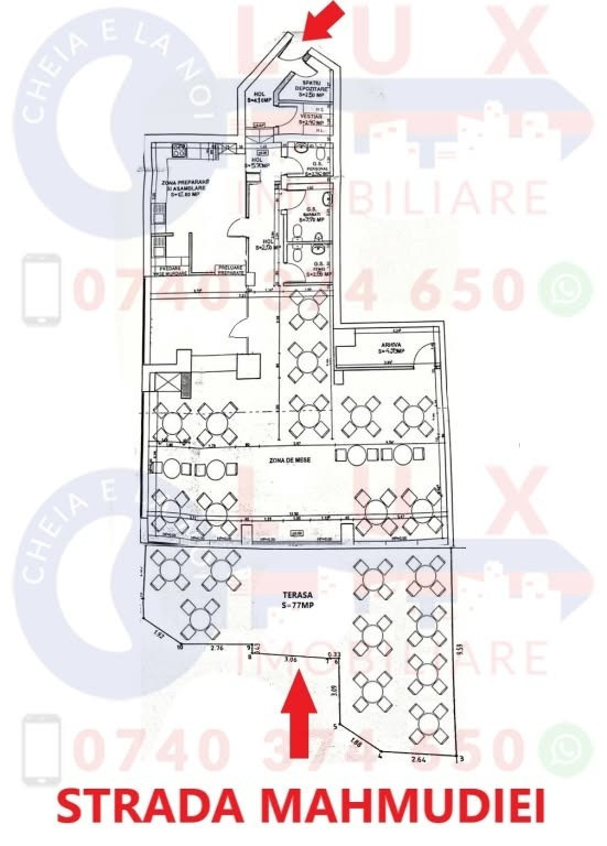Spatiu Comercial - PACII, 2 camere, 30 mp, vad pietonal/ str