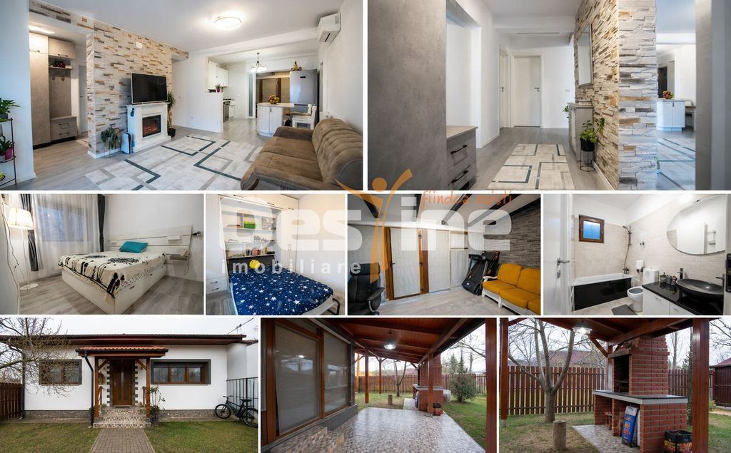 ???? Duplex modern pe parter, complet mobilat și utilat Moșnița Veche