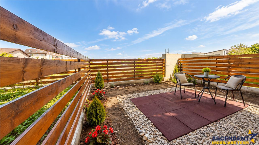 Studio cu gradina privata de 47 mp, parcare, Sanpetru Resid