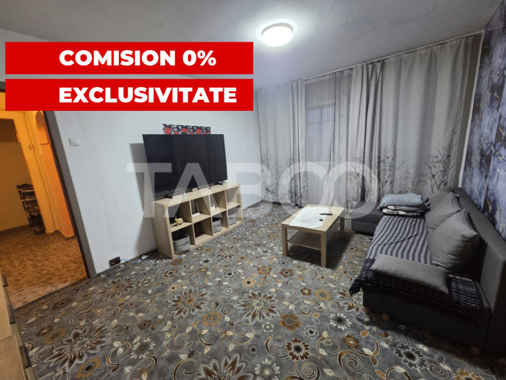 Apartament 2 camere semidecomandat de vanzare zona Tudor Vla