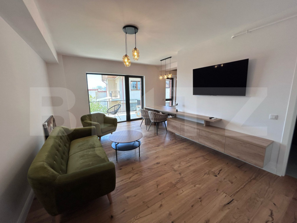 Apartament de lux, 3 camere si 2 bai, bloc nou, zona de case