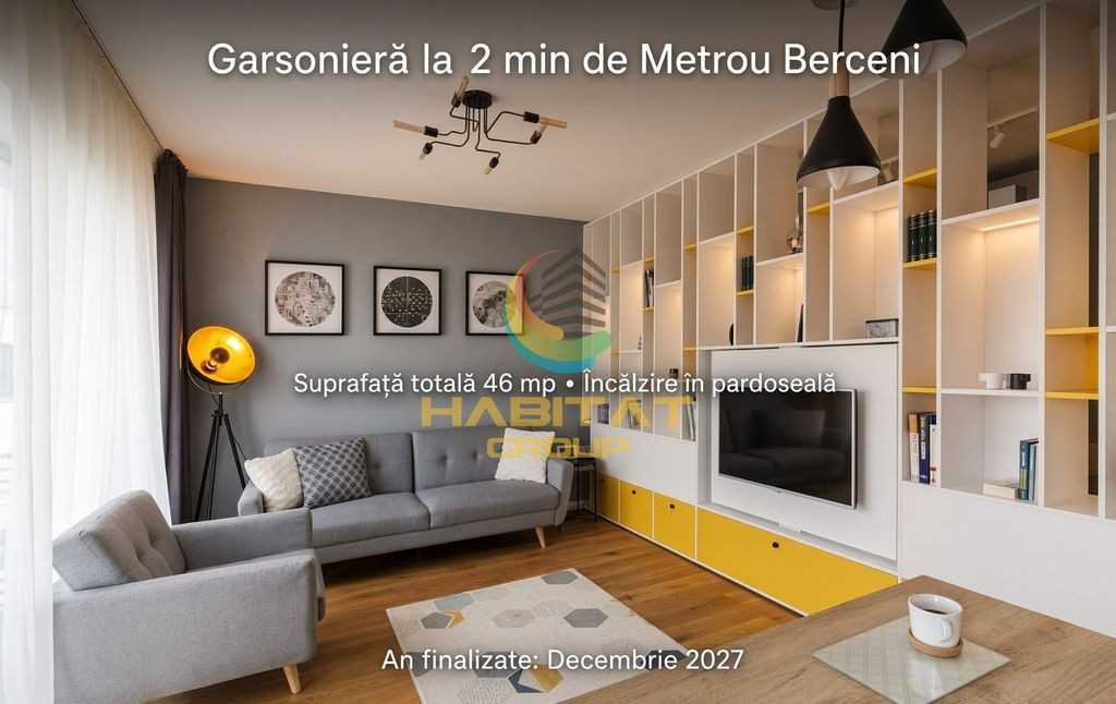Garsoniera 46 mp pentru investiție - Metrou Berceni